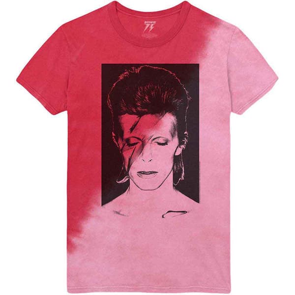David Bowie Aladdin Sane Dye Wash T Shirt
