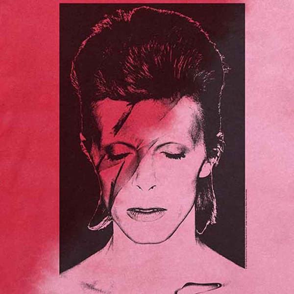 David Bowie Aladdin Sane Dye Wash T Shirt