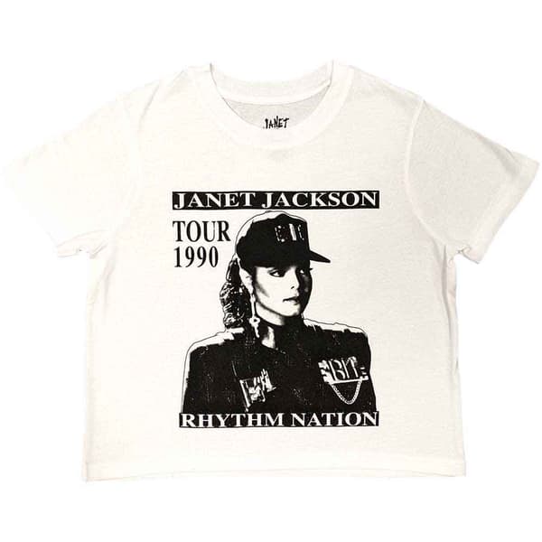 Janet Jackson Rhythm Nation Crop Top