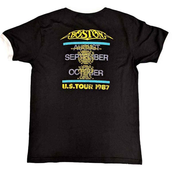 Boston US Tour '87 Ringer T Shirt