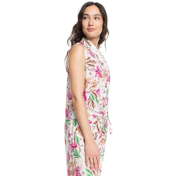 Roxy Ärmlös Blus Tropical View Flerfärgad M Kvinna