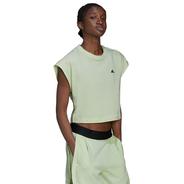 Adidas Summer T-shirt Med Korta ärmar Grönt M Kvinna