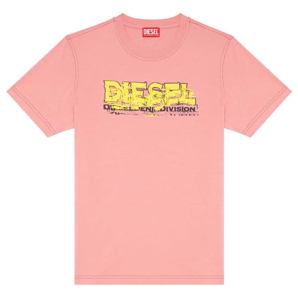 Diesel Diegor K70 T-shirt Med Korta ärmar Rosa M Man