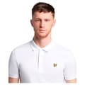 Miniatyrbild 5 av 5: Lyle & Scott Plain Kortärmad Polotröja Vit XL Man