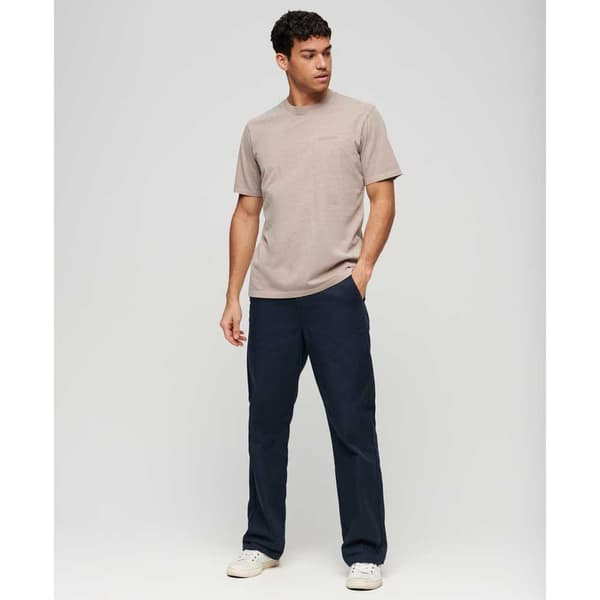 Superdry Overdyed Logo Loose T-shirt Med Korta ärmar Beige L Man