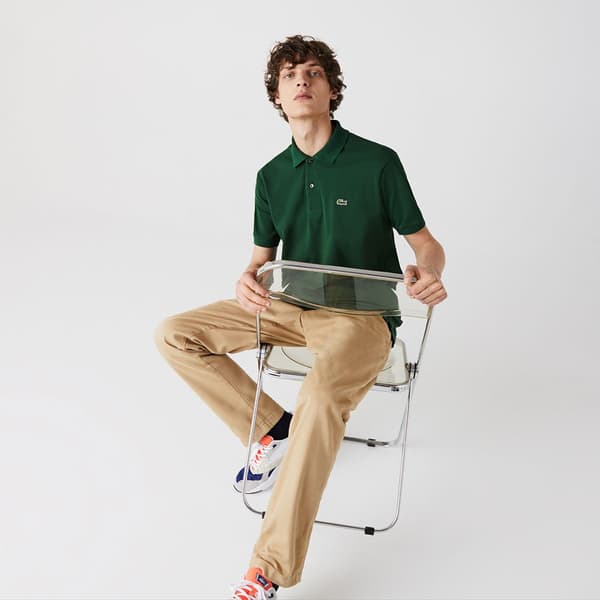 Lacoste Best Lyhythihainen Pikeepaita Vihreä XL Mies