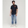 Miniatyrbild 4 av 6: Superdry Embroidered Superstate Ath Logo T-shirt Med Korta ärmar Blå L Man