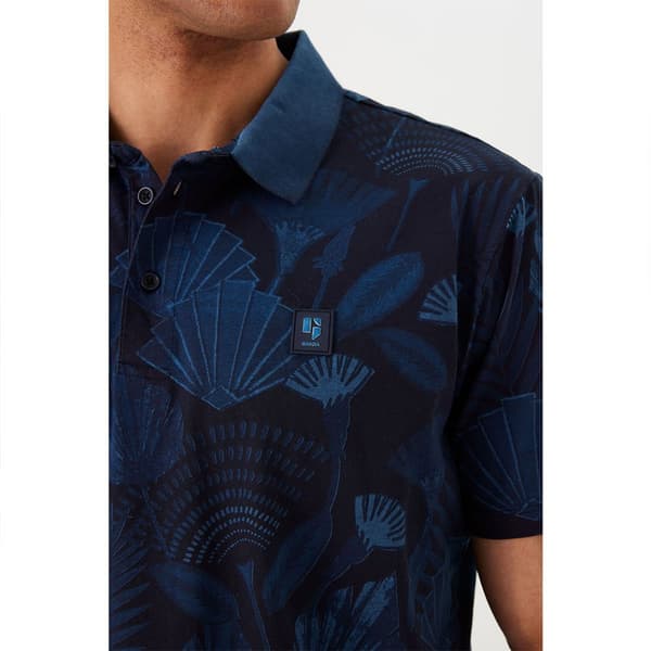 Garcia P41220 Kortärmad Polotröja Blå 2XL Man