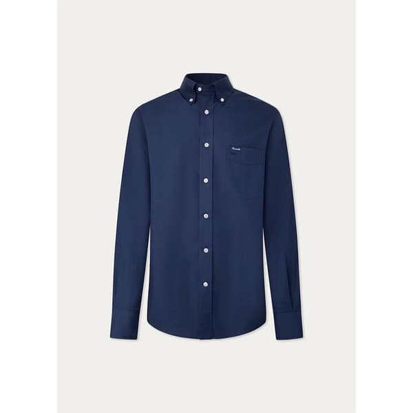 FaÇonnable Club Bd Spw Poplin Skjorte Med Lange ærmer Blå 2XL Mand