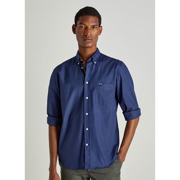 FaÇonnable Club Bd Spw Poplin Skjorte Med Lange ærmer Blå 2XL Mand