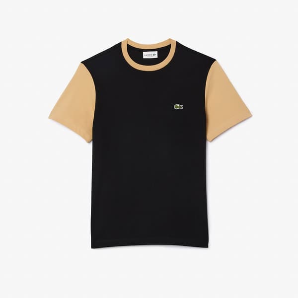 Lacoste Th1298 T-shirt Med Korte ærmer Sort 4 Mand