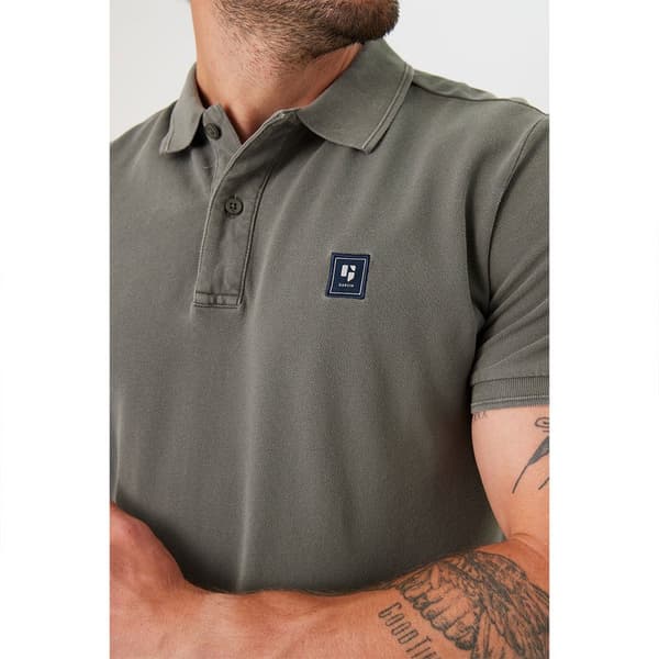 Garcia Z1105 Kortärmad Polotröja Grå XL Man