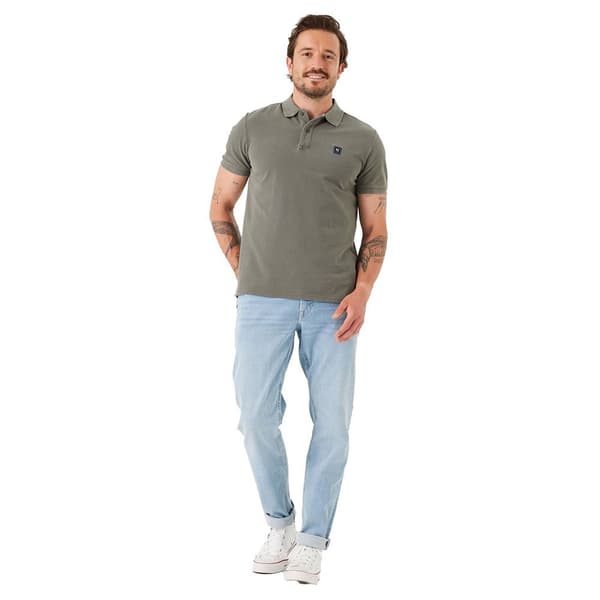 Garcia Z1105 Kortärmad Polotröja Grå XL Man