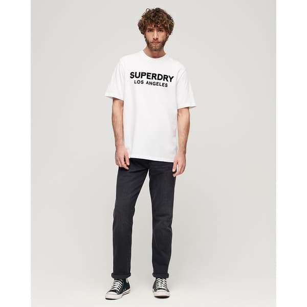 Superdry Luxury Sport Loose T-shirt Med Korta ärmar Vit M Man