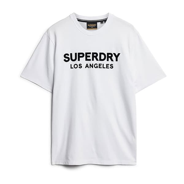 Superdry Luxury Sport Loose T-shirt Med Korta ärmar Vit M Man