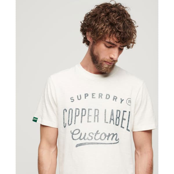 Superdry Copper Label Workwear T-shirt Med Korta ärmar Vit XL Man
