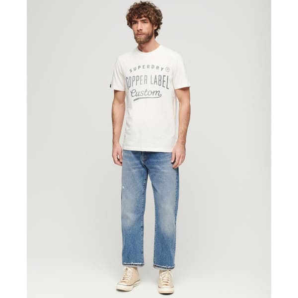 Superdry Copper Label Workwear T-shirt Med Korta ärmar Vit XL Man