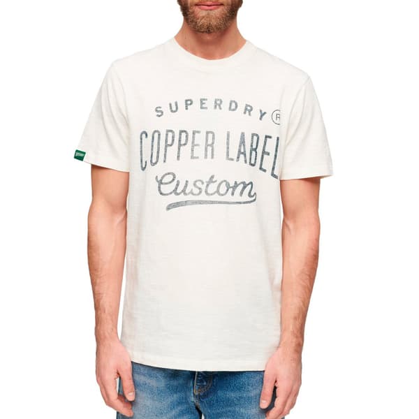 Superdry Copper Label Workwear T-shirt Med Korta ärmar Vit XL Man