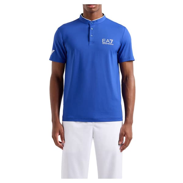 Ea7 Emporio Armani 8npt21-pjemz Kortärmad Polotröja Blå XL Man