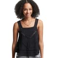 Pikkukuva 1 / 5: Superdry Vintage Cutwork Hihaton T-paita Musta XS Nainen