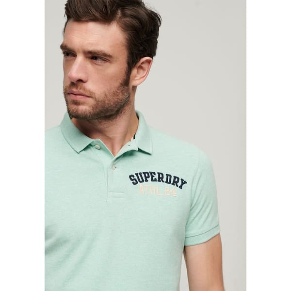 Superdry Vintage Superstate Lyhythihainen Pikeepaita Vihreä XL Mies