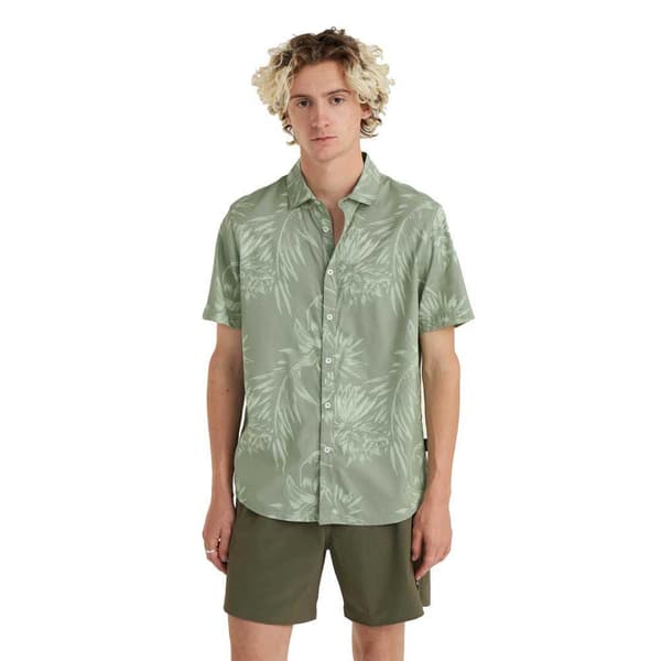 O´neill Mix&match Floral Kortærmet Skjorte Grøn XL Mand