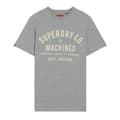Miniatyrbild 1 av 3: Superdry Workwear Flock Graphic T-shirt Med Korta ärmar Grå 2XL Man