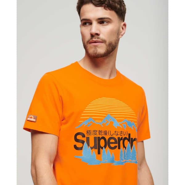 Superdry Great Outdoors Nr Graphic T-shirt Med Korta ärmar Orange 2XL Man