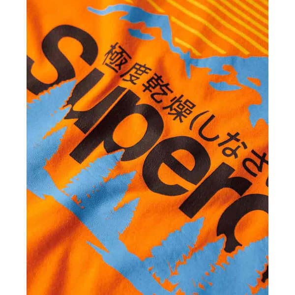 Superdry Great Outdoors Nr Graphic T-shirt Med Korta ärmar Orange 2XL Man