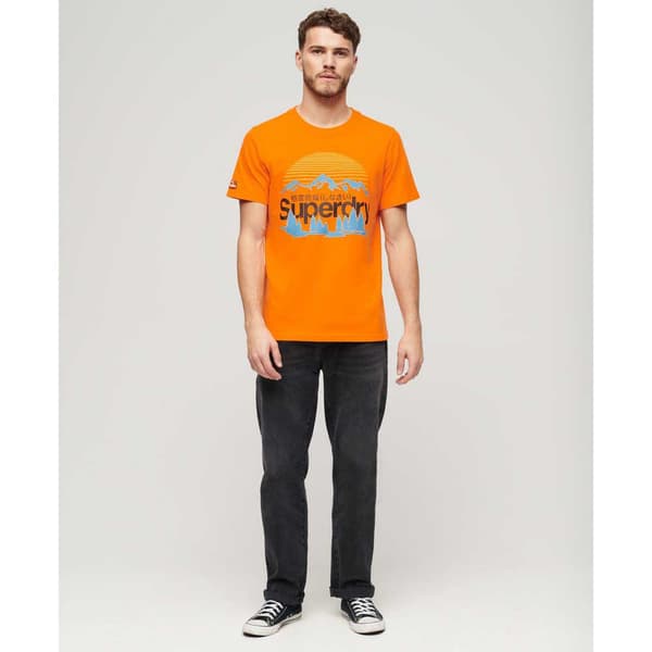 Superdry Great Outdoors Nr Graphic T-shirt Med Korta ärmar Orange 2XL Man