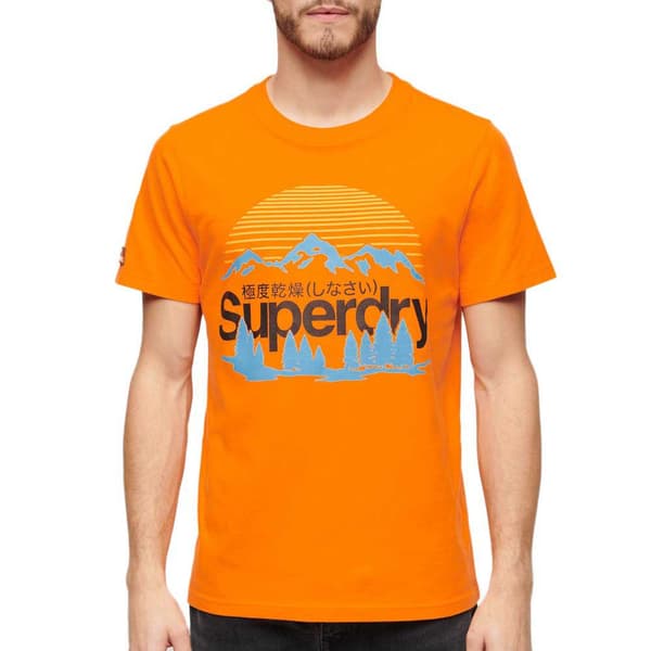 Superdry Great Outdoors Nr Graphic T-shirt Med Korta ärmar Orange 2XL Man