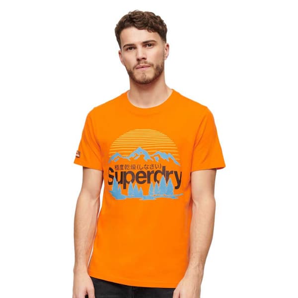 Superdry Great Outdoors Nr Graphic T-shirt Med Korta ärmar Orange 2XL Man