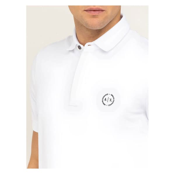 Armani Exchange 8nzf91-zj81z Pikétröja Med Lång ärm Vit XL Man