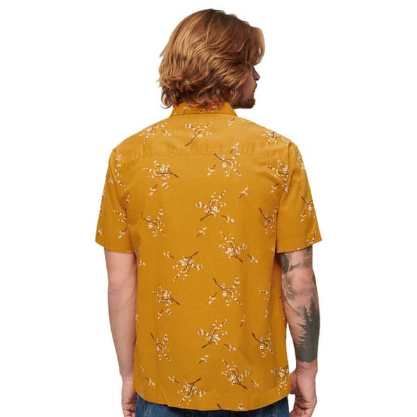 Superdry Beach Kortärmad Skjorta Gul XL Man