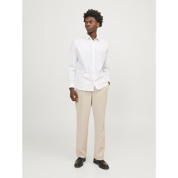 Jack & Jones Active Stretch Slim Skjorte Med Lange ærmer Hvid S Mand