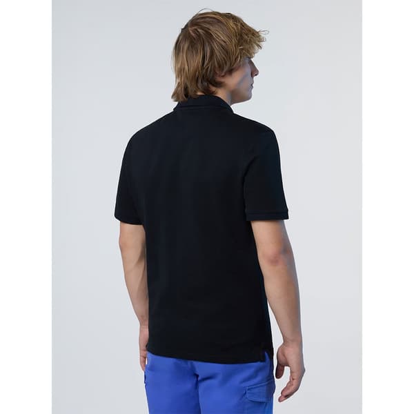 North Sails Basic Kortärmad Polotröja Svart L Man