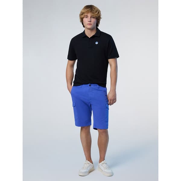 North Sails Basic Kortärmad Polotröja Svart L Man