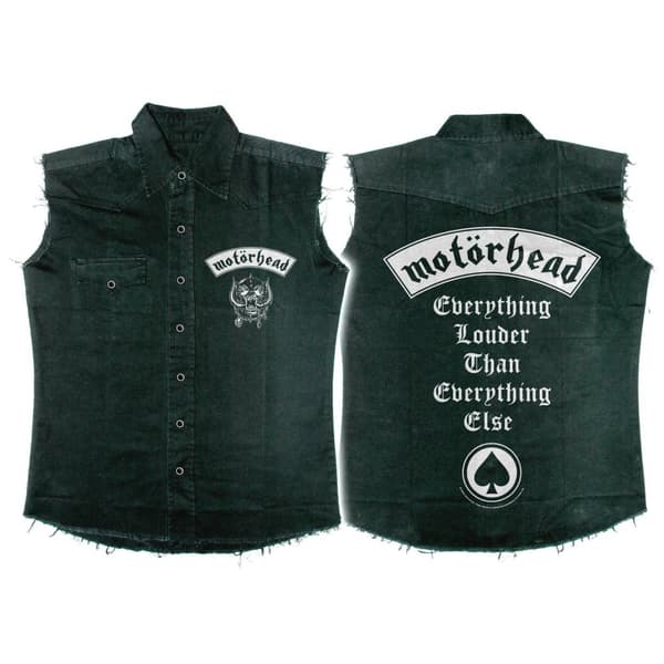MOTÖRHEAD JEANSVÄST - EVERYTHING LOUDER (LARGE)