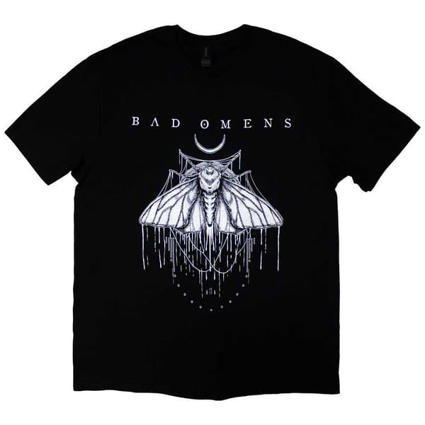 Bad Omens Unisex T-Shirt: Moth (X-Large)