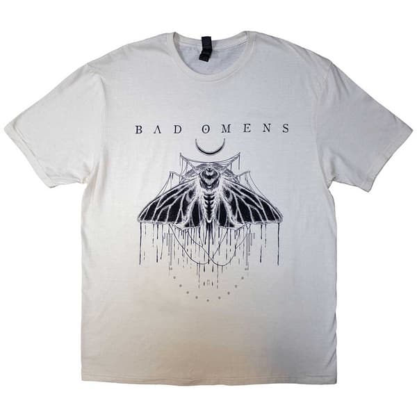 Bad Omens Unisex T-Shirt: Moth (Large)