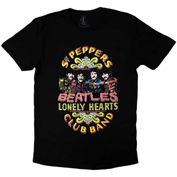 The Beatles Unisex T-Shirt: Sgt Pepper 2 (Medium)