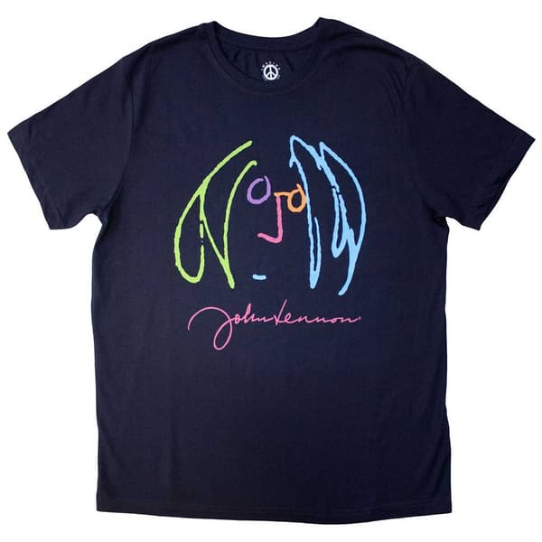 John Lennon Unisex T-Shirt: Self Portrait Full Colour (XX-Large)