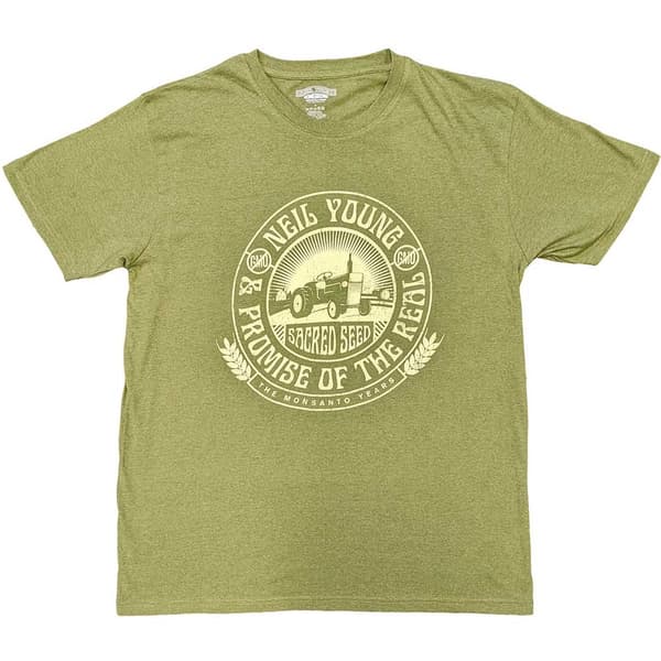 Neil Young Unisex T-Shirt: Tractor Seal (XX-Large)