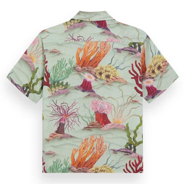 Scotch & Soda 175716 Kortærmet Skjorte Flerfarvet S Mand