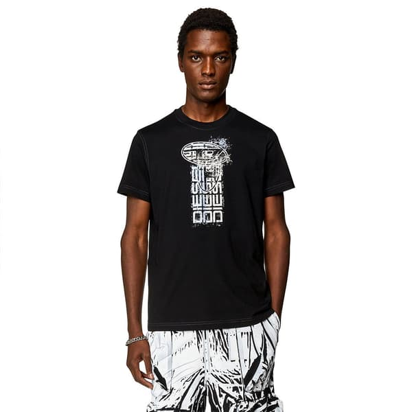 Diesel Diegor K68 T-shirt Med Korte ærmer Sort S Mand