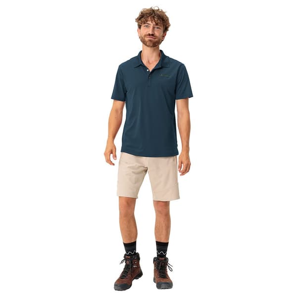 Vaude Essential Polo Kortärmad Polotröja Blå M Man