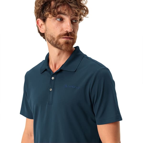 Vaude Essential Polo Kortärmad Polotröja Blå M Man