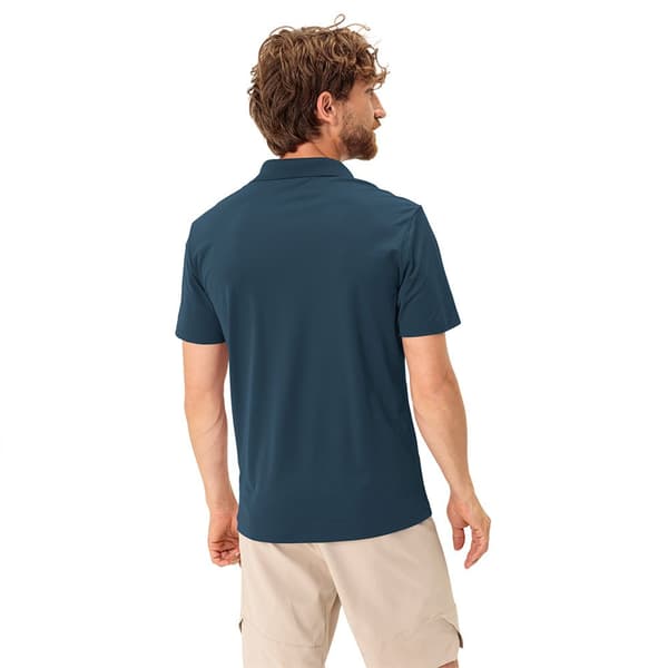 Vaude Essential Polo Kortärmad Polotröja Blå M Man