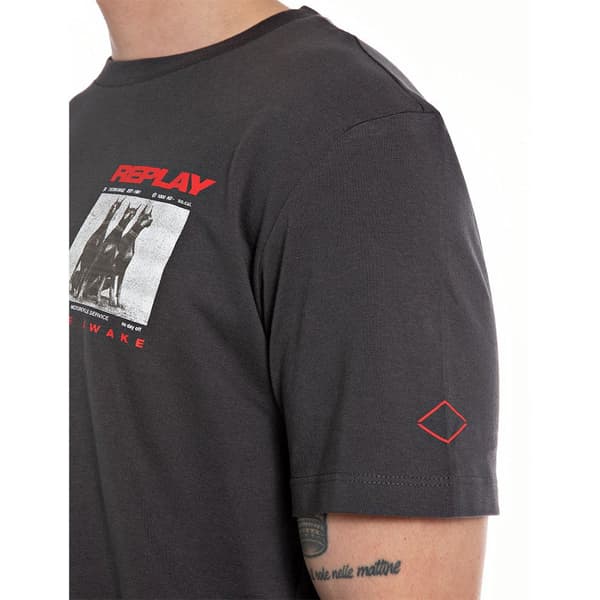 Replay M6766 .000.22662 T-shirt Med Korte ærmer Grå M Mand