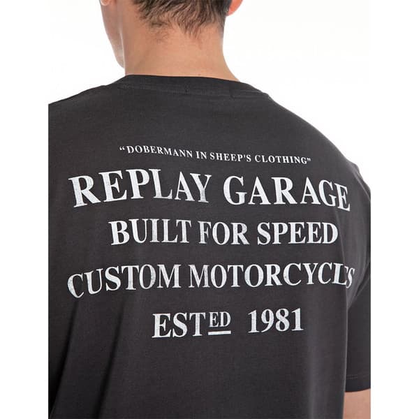 Replay M6766 .000.22662 T-shirt Med Korte ærmer Grå M Mand